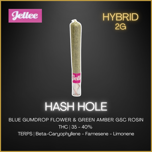 Jellee - Hash Hole Infused Pre-Roll - 2G