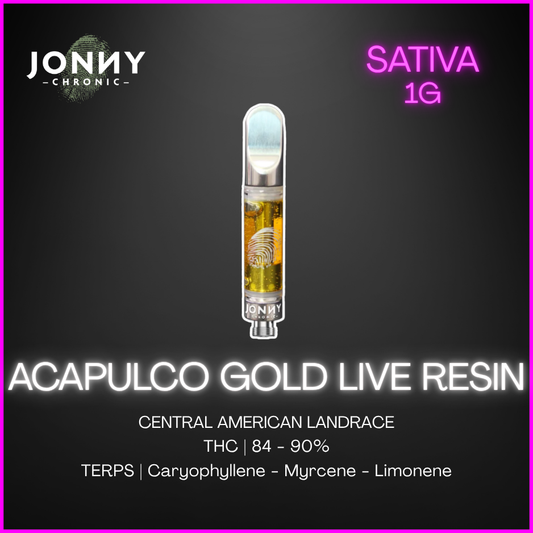 Jonny Chronic - Acapulco Gold Live Resin Cartridge - 1G