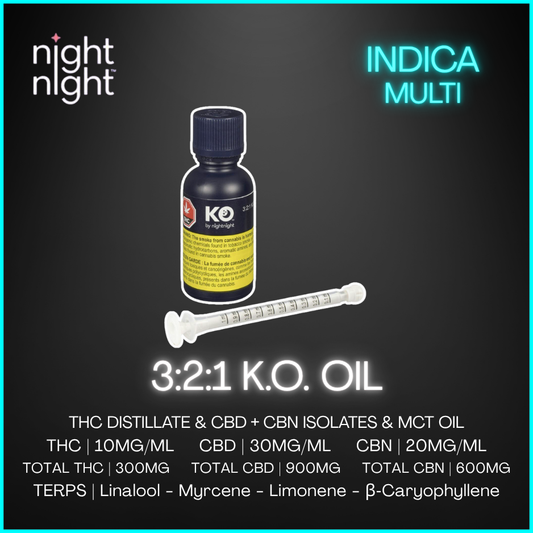 K.O. By Nightnight - 3:2:1 K.O. Oil - 30Ml