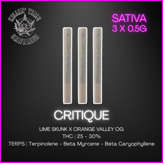 Killin' Time - Citrique Pre Rolls - 3 x 0.5g