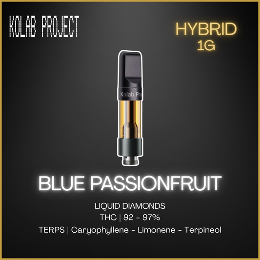 Kolab Project - Blue Passionfruit Diamonds 510 Thread Cartridge - 1G