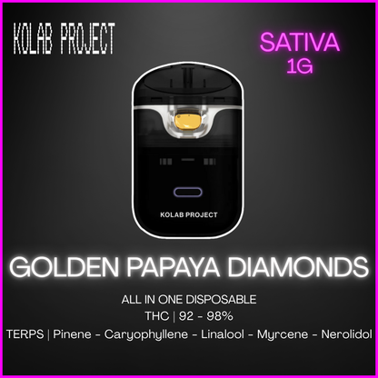 Kolab Project - Golden Papaya Diamonds Aio Vape