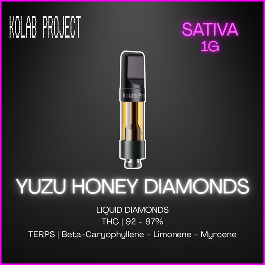 Kolab Project - Yuzu Honey Diamonds 510 Cartridge - 1G