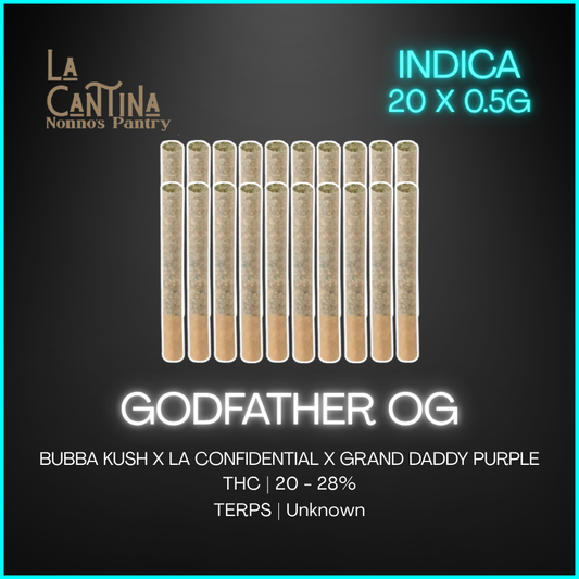 La Cantina - Godfather OG Prerolls - 20 x 0.5g