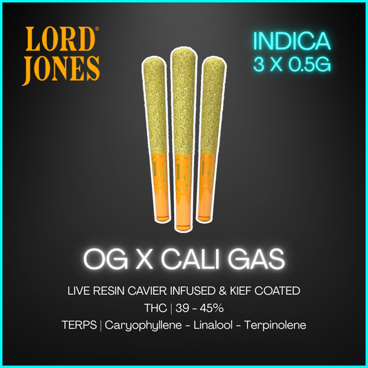 Lord Jones - Hellfire Og X Cali Gas Live Resin Infused Pre-Roll - 1.5G