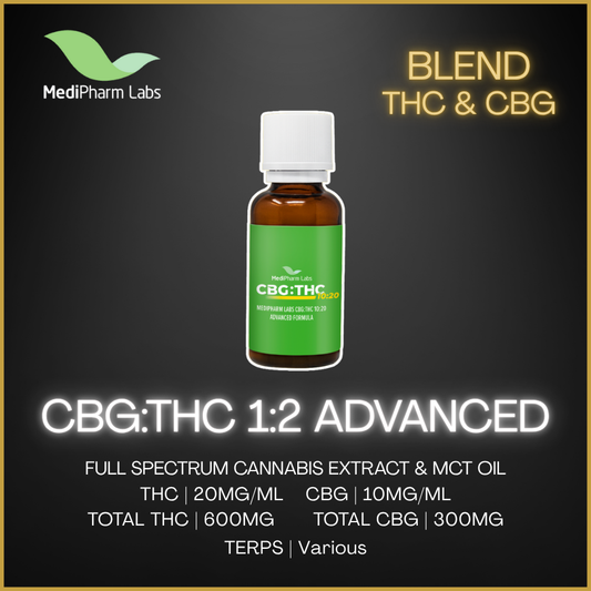 Medipharm Labs - Cbg:Thc 1:2 Advanced Formula Oil - 30Ml