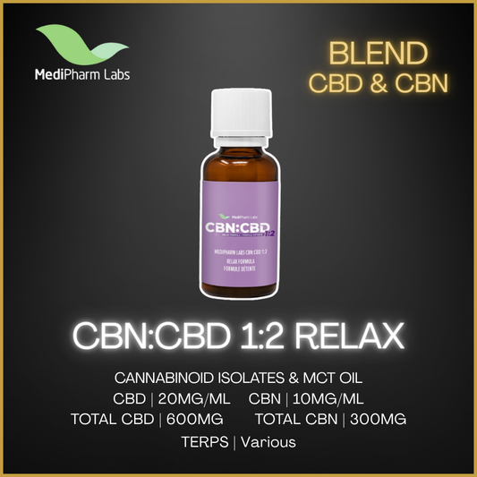 Medipharm Labs - Cbn:Cbd 1:2 Relax Formula - 28.5G