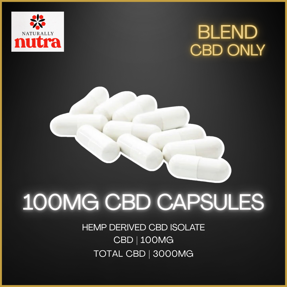 Naturally Nutra - 100Mg Cbd Capsules - 30G