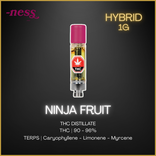 Ness - Ninja Fruit Vape Cartridge - 1G