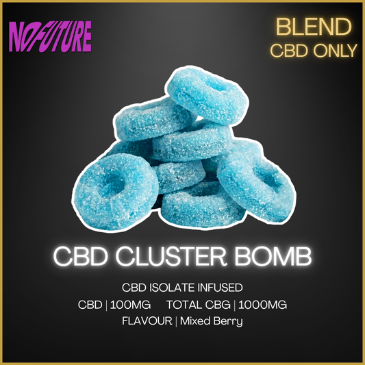 No Future - Cbd Cluster Bomb - The Blue One Gummies - 100G