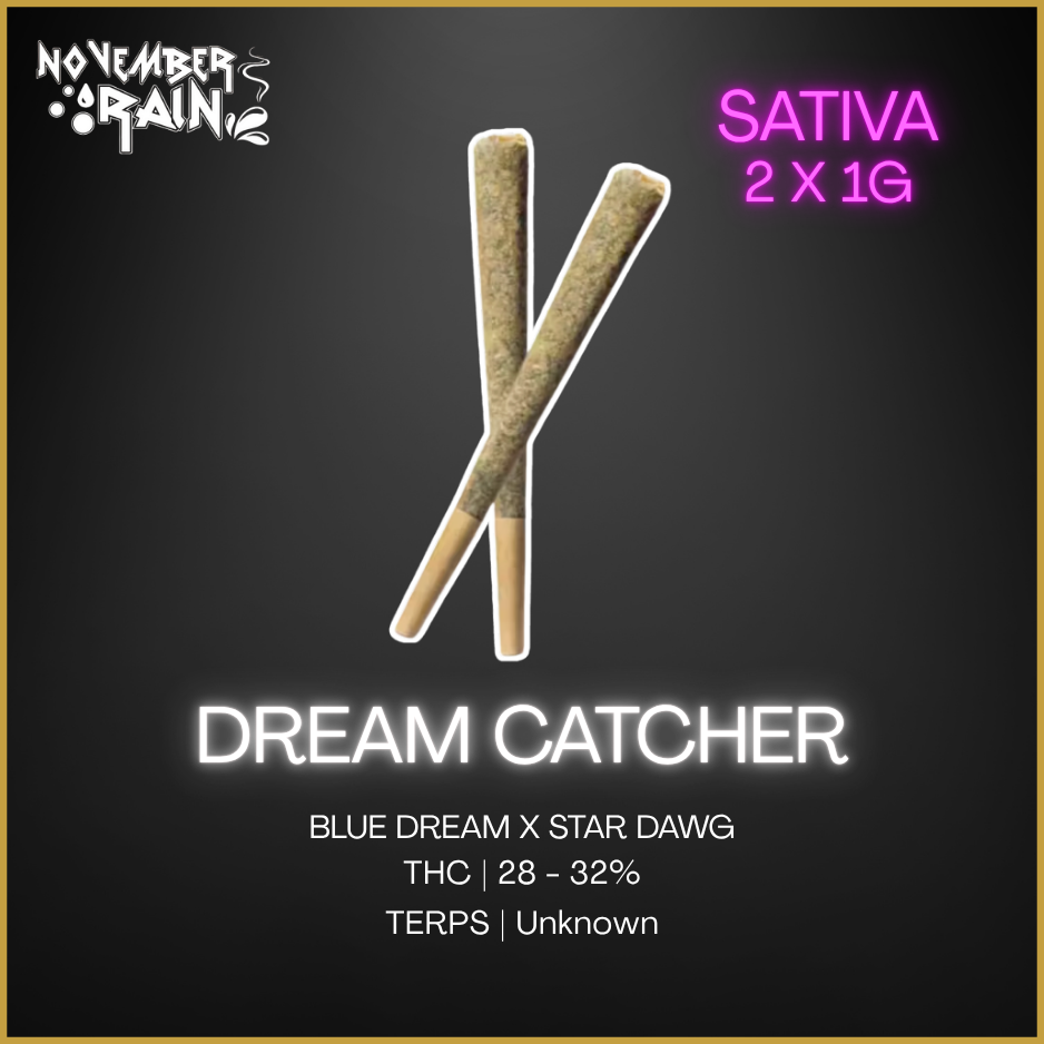 November Rain - Dreamcatcher Sativa Pre-Roll - 2x1g