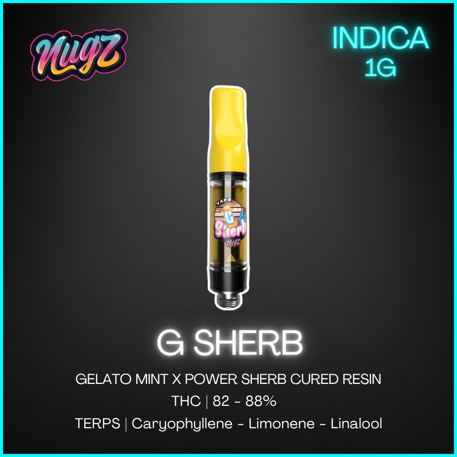 Nugz - G Sherb Cured Resin Cartridge - 1G