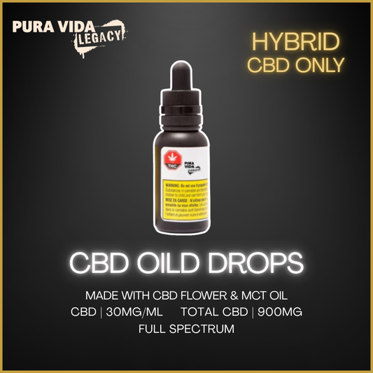 PURA VIDA - CBD OIL DROPS - 30 MILLILITER