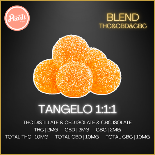 Pearls By Grön - Tangelo 1:1:1 Cbc/Cbd/Thc Chews - 17.5G