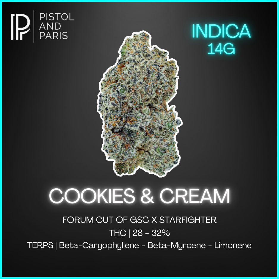 Pistol And Paris - Cookies And Cream - 14G