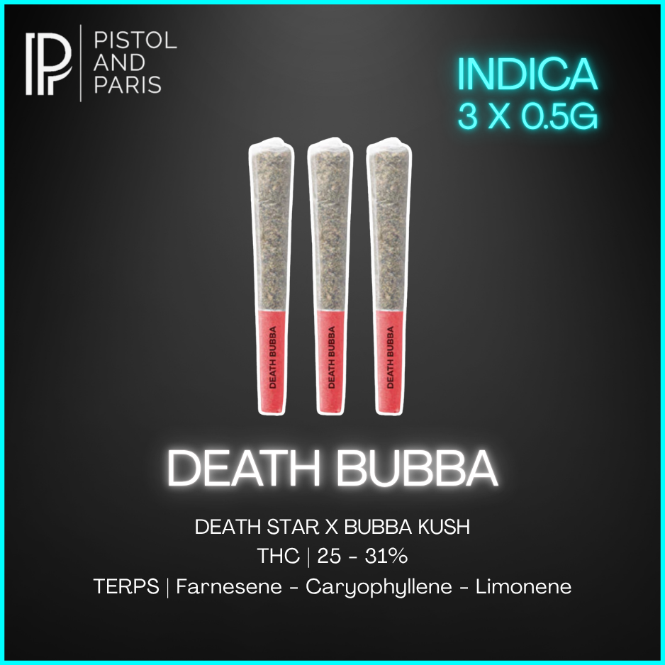 Pistol And Paris - Death Bubba Pre-Rolls - 1.5G