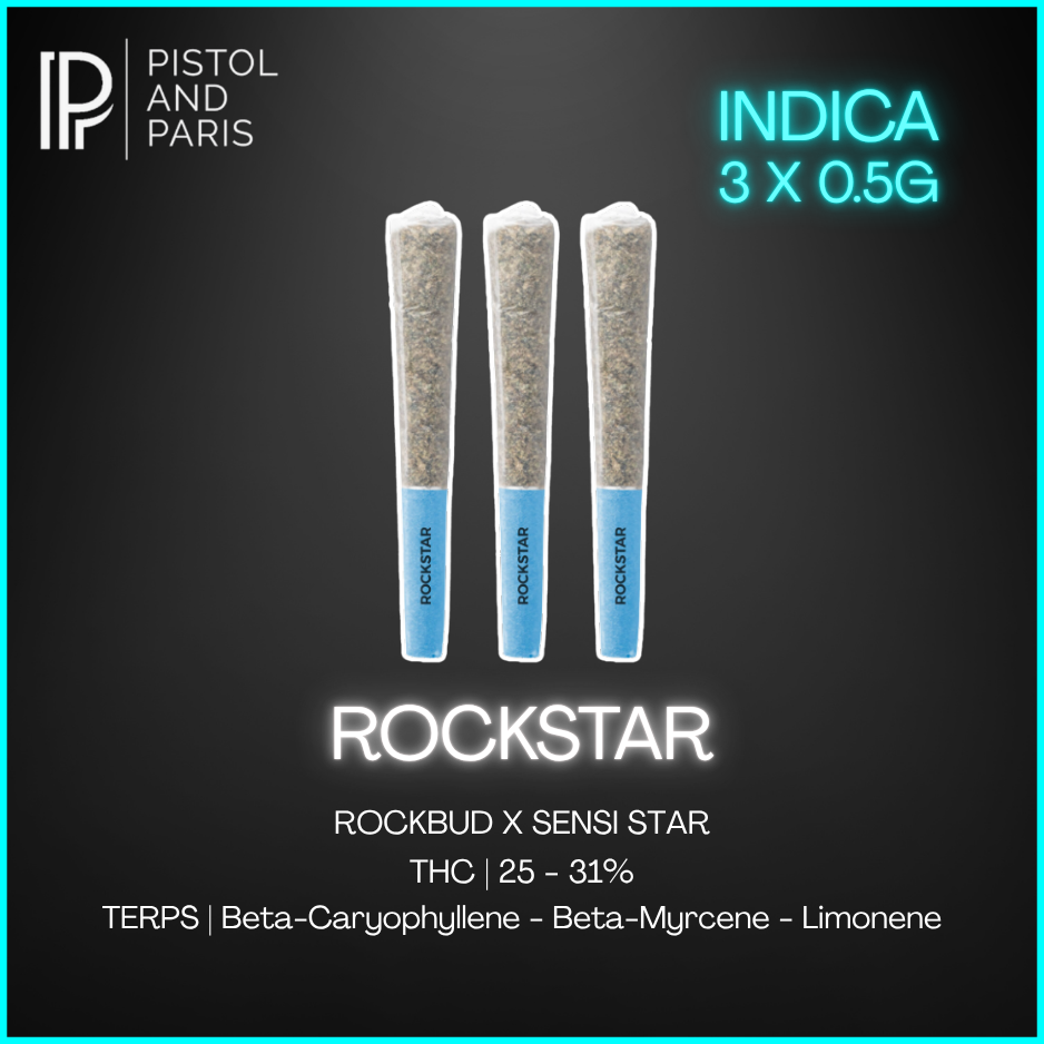 Pistol And Paris - Rockstar Pre-Rolls - 1.5G