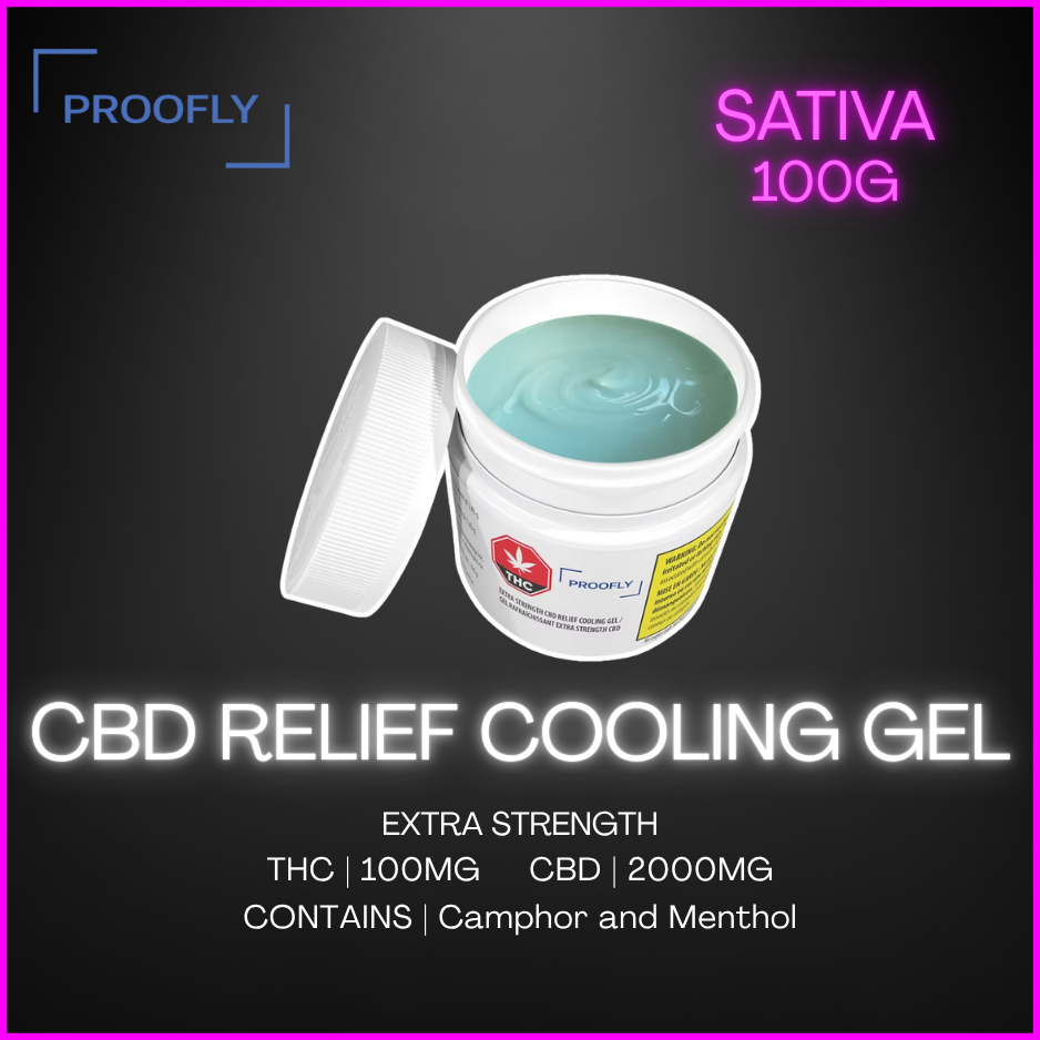 Proofly - Extra Strength Cbd Relief Cooling Gel