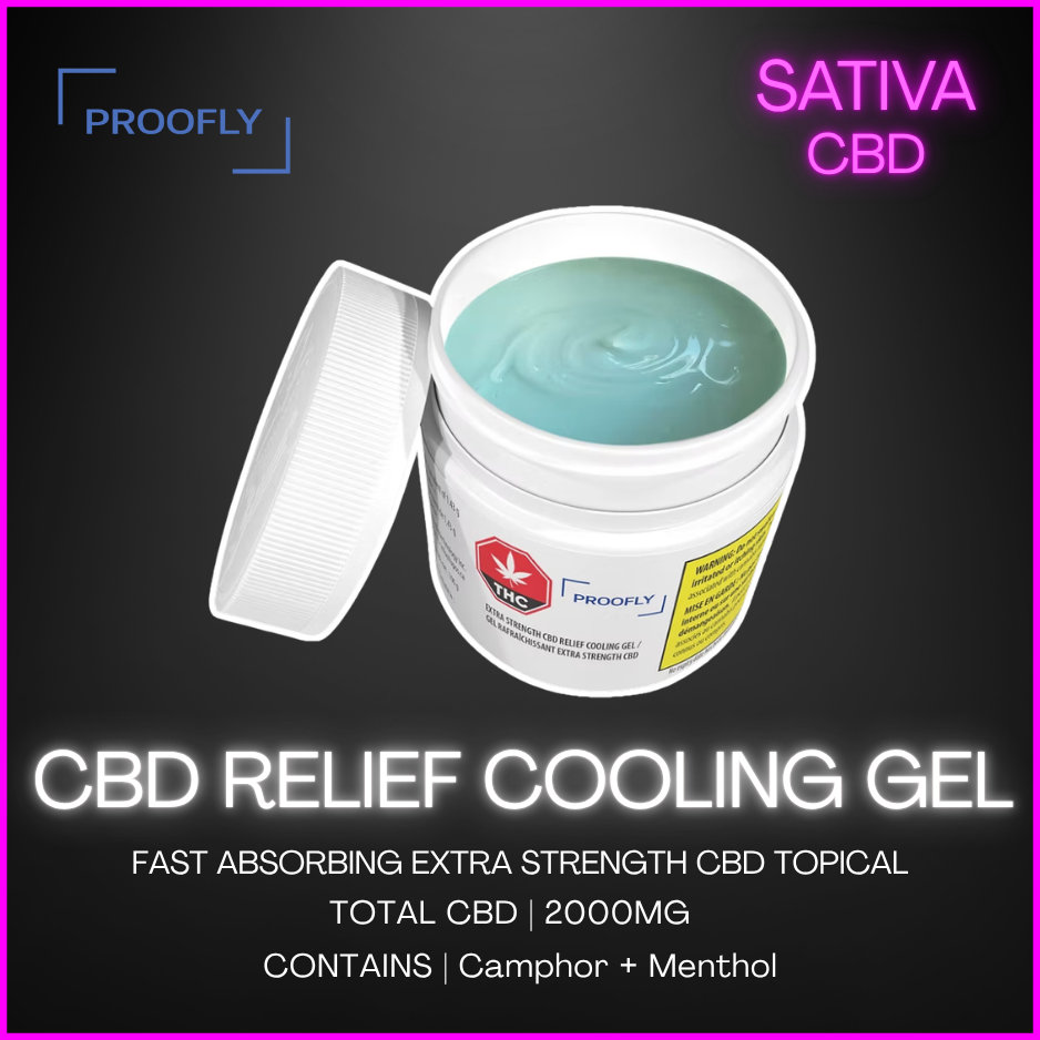Proofly - Extra Strength Cbd Relief Cooling Gel - 100G