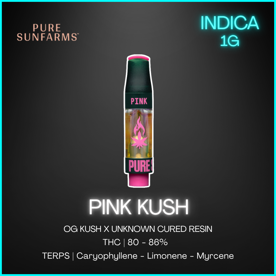 Pure Sunfarms - Pink Kush Cured Resin Vape - 1G