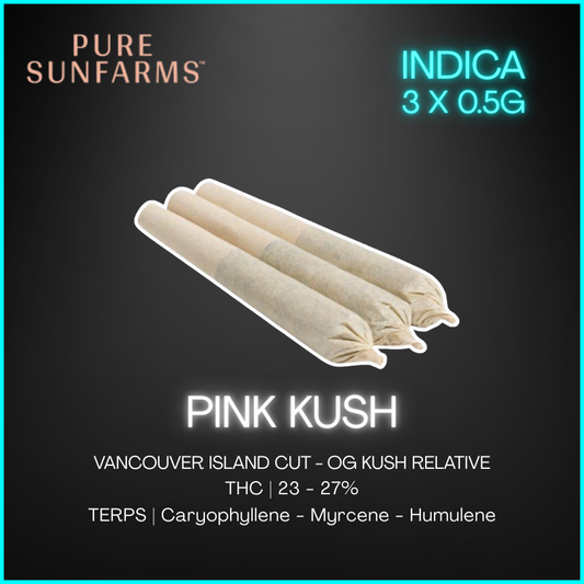 Pure Sunfarms - Pink Kush Pre-Rolls - 1.5G