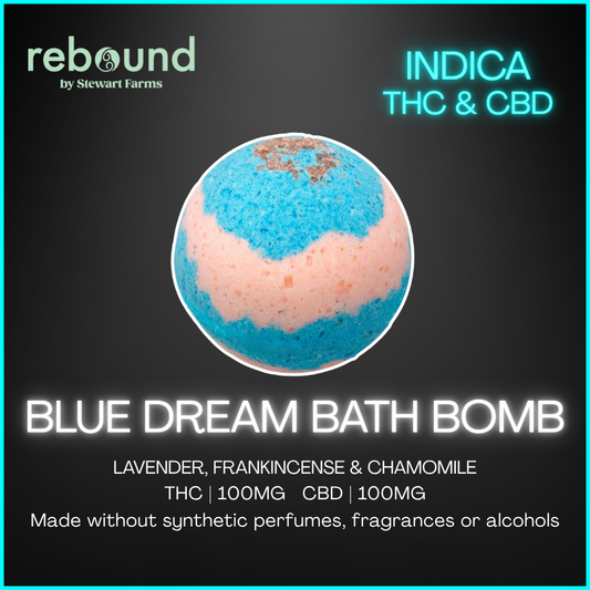Rebound By Stewart Farms - Blue Dream Bath Bomb - 130G