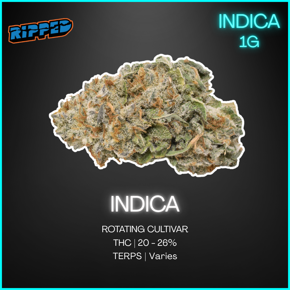 Ripped - Ripped Indica Dried Flower - 1G