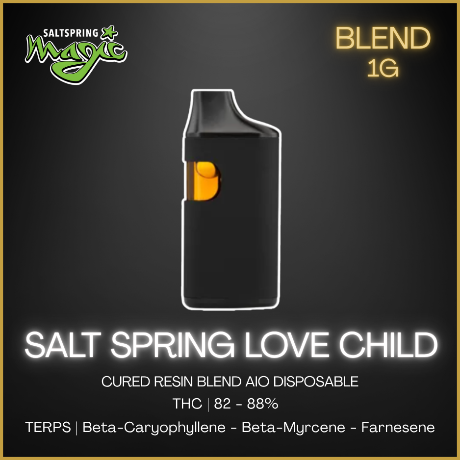 Salt Spring Magic - Saltspring Love Child Cured Resin Blend Aio Lto - 1G
