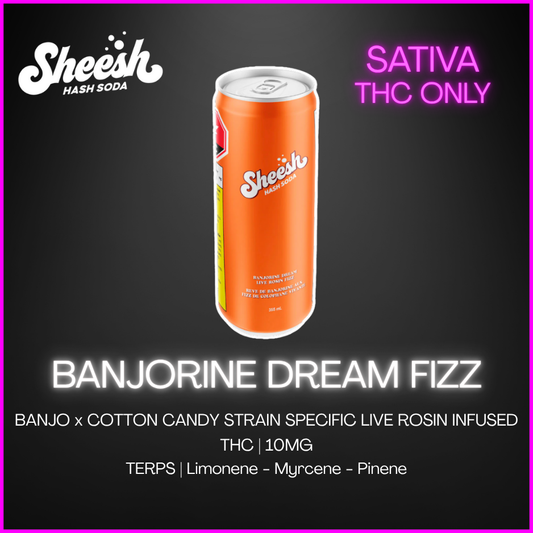 Sheesh Hash Sodas - Banjorine Dream Live Rosin Fizz - 355Ml