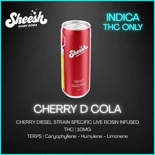 Sheesh Hash Sodas - Cherry D Live Rosin Cola - 355Ml