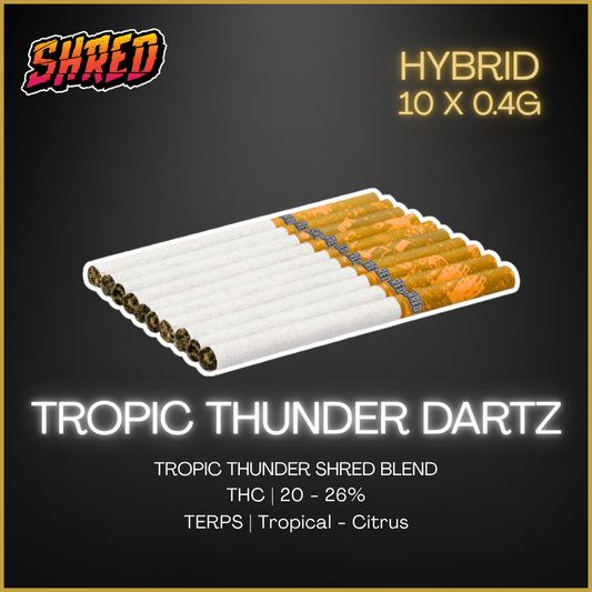 Shred - Tropic Thunder Dartz Pre-Rolls - 4G