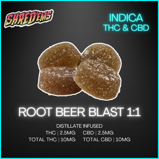 Shred'Ems Pop! - Root Beer Blast Gummies 1:1 - 18G