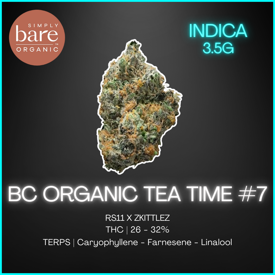 Simply Bare - Bc Organic Tea Time Lto - 3.5G