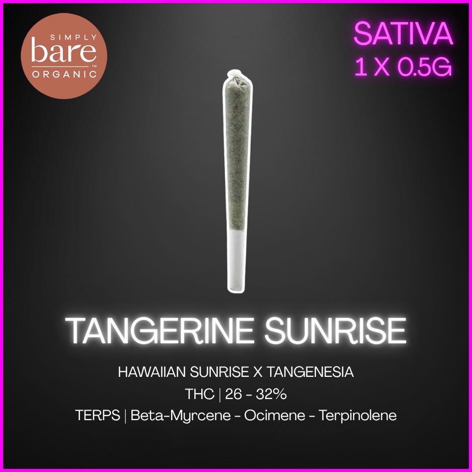 Simply Bare Organic - Bc Organic Tangerine Sunrise Pre-Roll - 0.5G