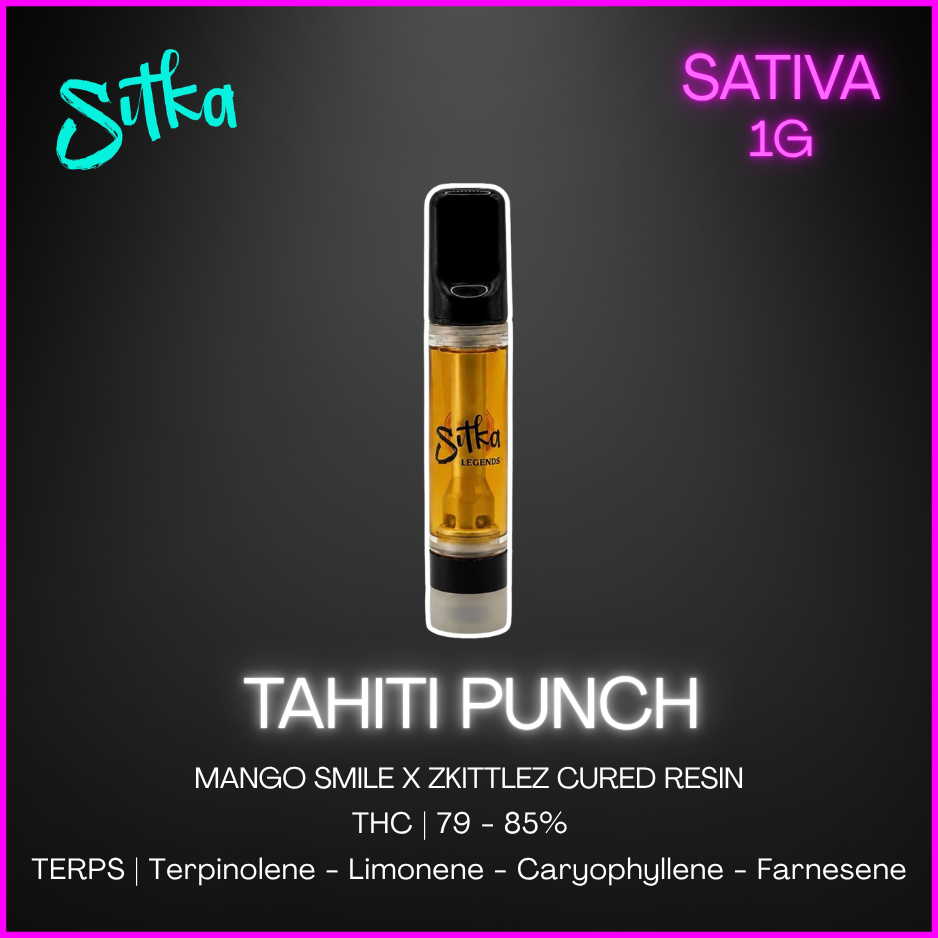 Sitka Legends - Tahiti Punch Cured Resin Cartridge - 1G