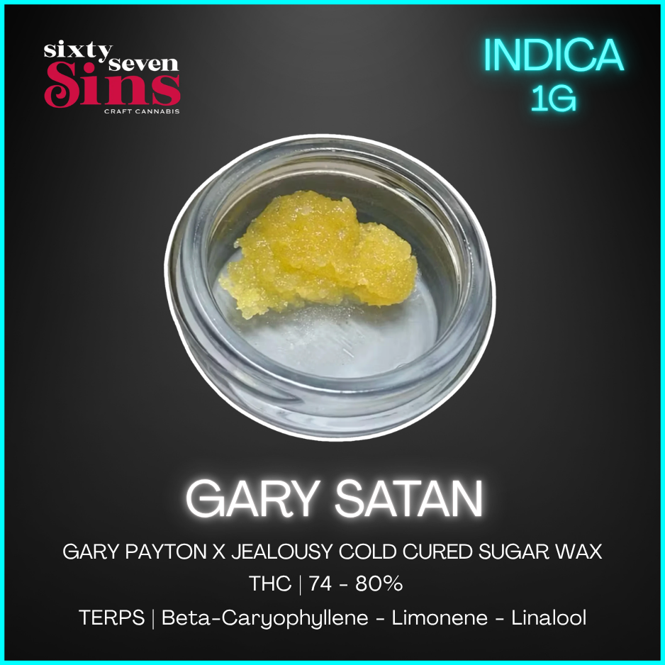 Sixty Seven Sins - 67 Sindicate - Gary Satan Sugar Wax - 1G