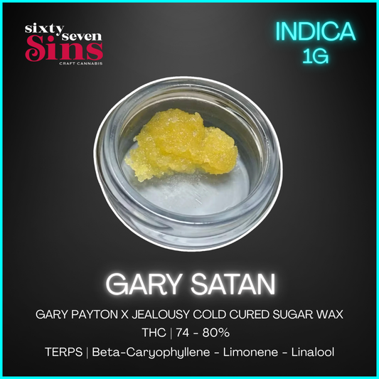 Sixty Seven Sins - 67 Sindicate - Gary Satan Sugar Wax - 1G