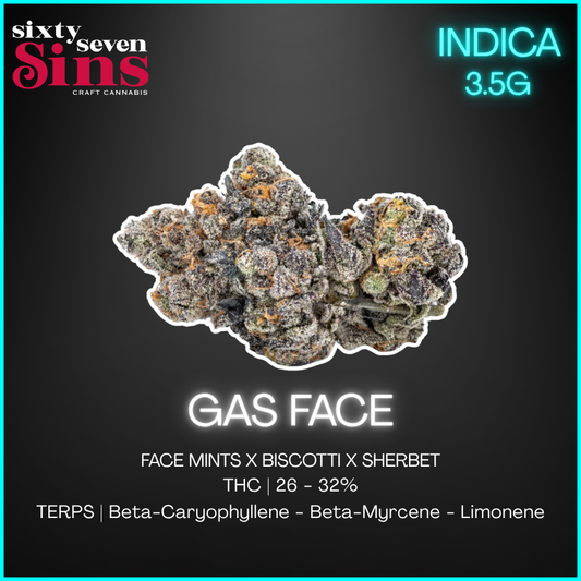 Sixty Seven Sins - Gas Face - 3.5G