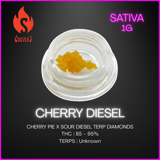 Sizzle - Cherry Diesel - Sativa Terp Diamonds - 1g