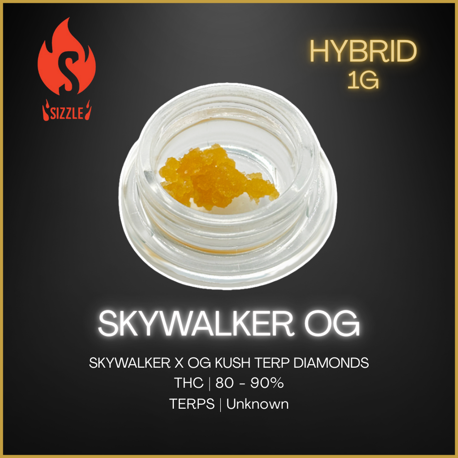 Sizzle - Skywalker OG - Hybrid Terp Diamonds - 1g