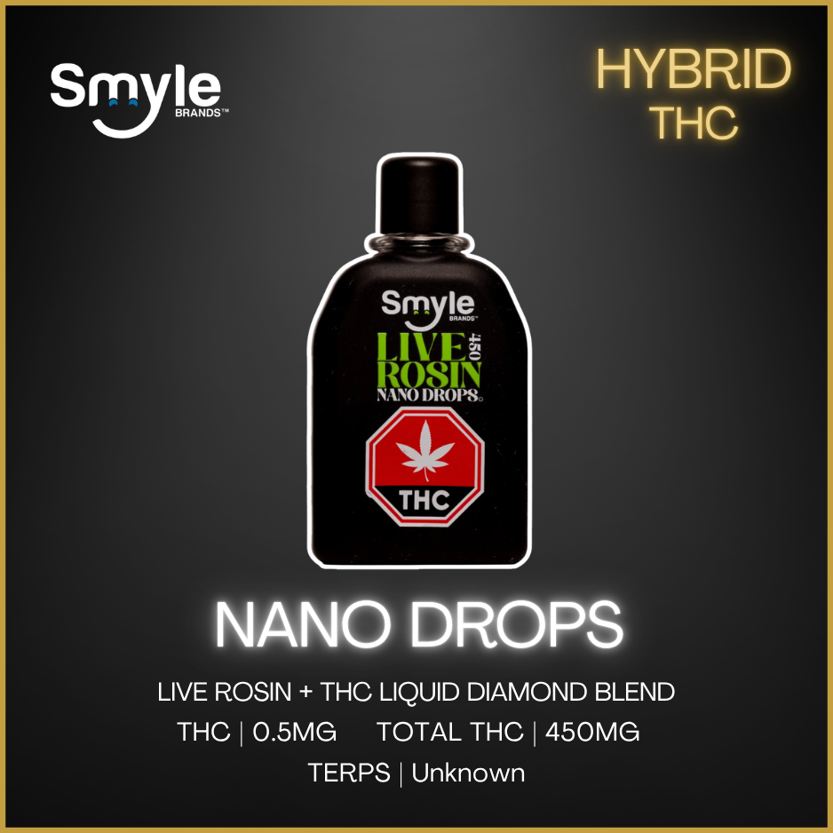 Smyle Brands - Live Rosin Nano Drops - 450Mg - 90Ml