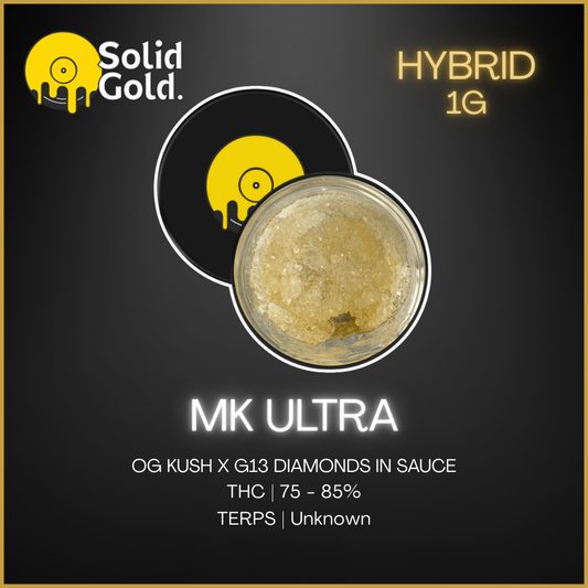 Solid Gold - MK Ultra - Hybrid Diamonds in Sauce -1g