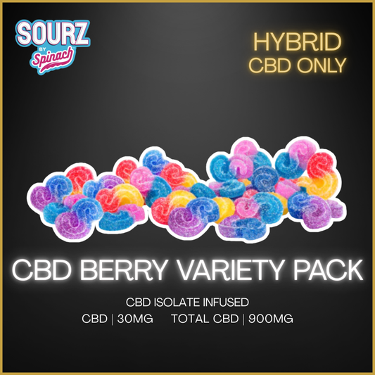 Sourz By Spinach - Cbd Berry Variety Pack - 150G