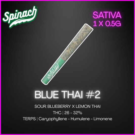 Spinach - Blue Thai #2 Pre-Roll - 0.5G