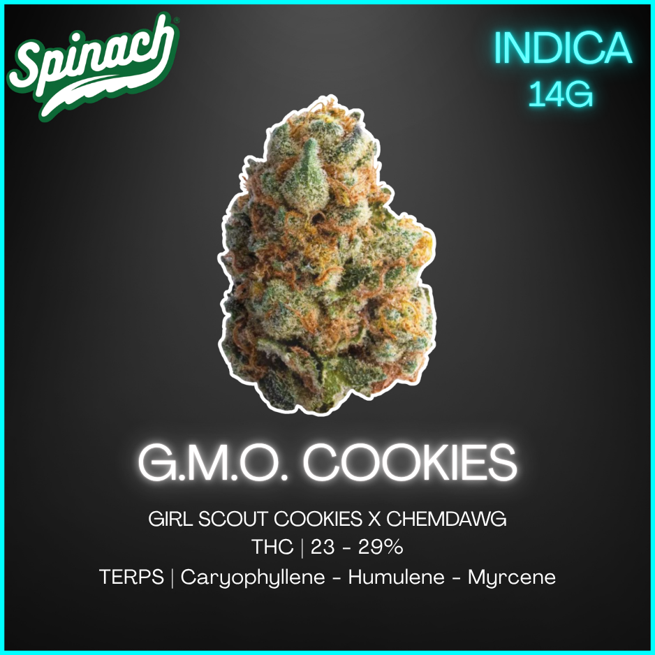 Spinach - Gmo Cookies - 14G