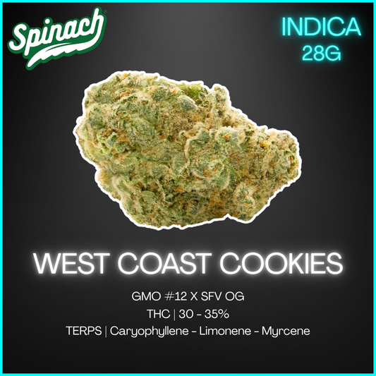 Spinach - West Coast Cookies - 28G