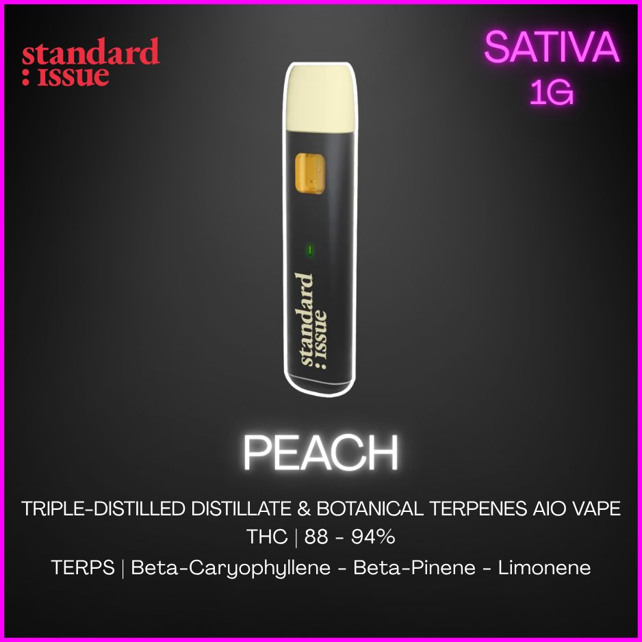 Standard Issue - Peach All-In-One Vape - 1G