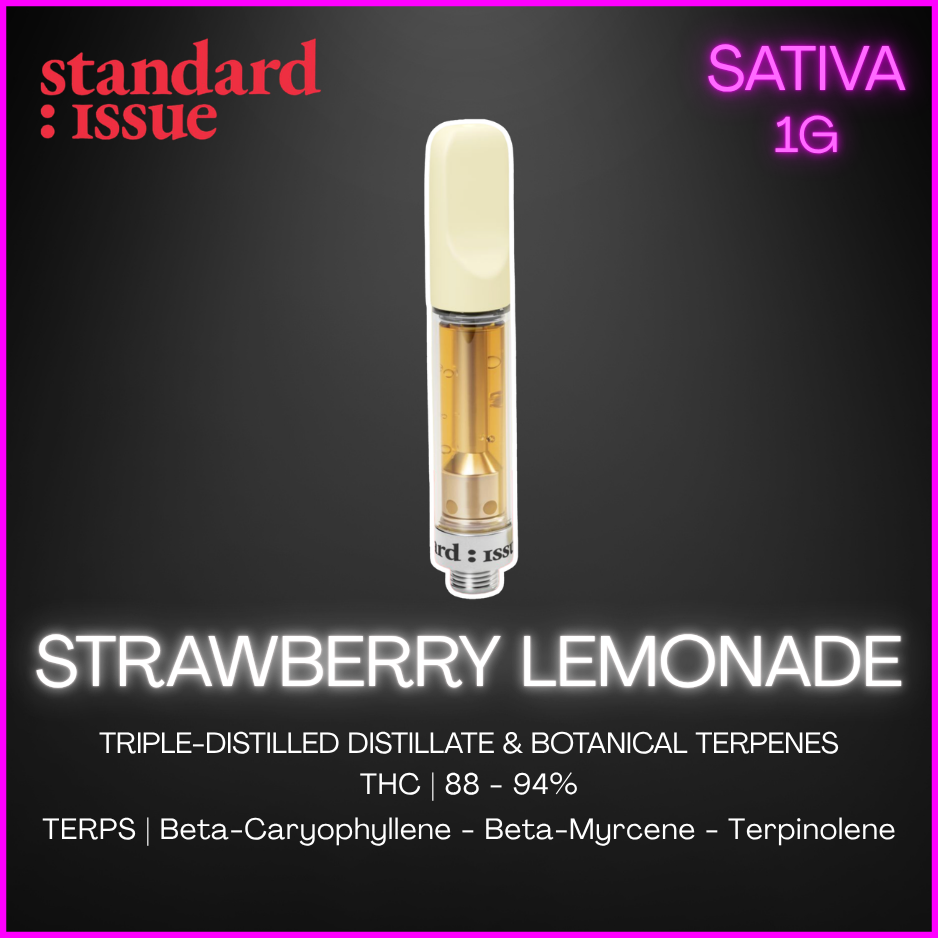 Standard Issue - Strawberry Lemonade 510 Thread Vape Cartridge - 1G