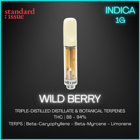 Standard Issue - Wild Berry 510 Thread Vape Cartridge - 1G