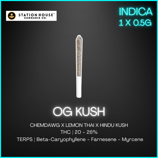 Station House - Og Kush Single Pre-Roll - 0.5G